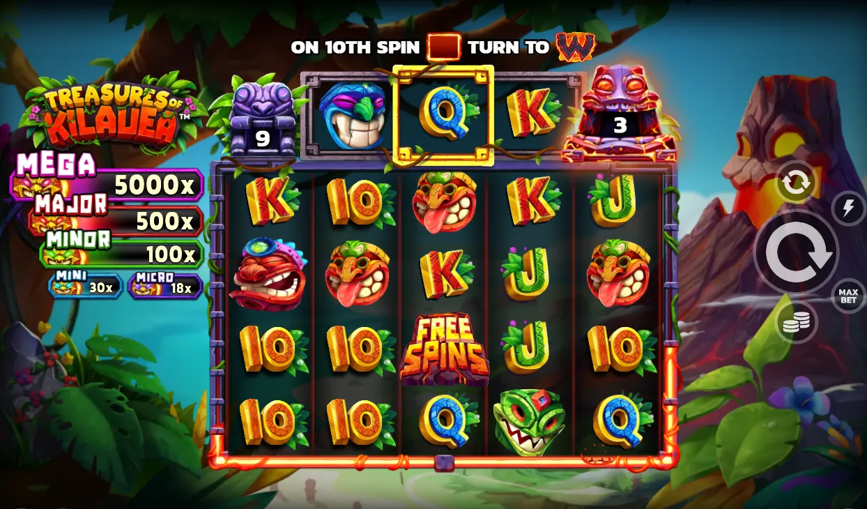 Treasures of Kilauea Slot